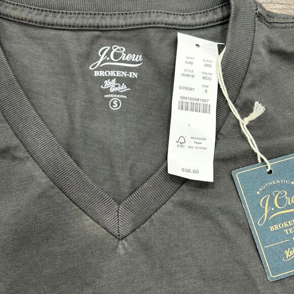 NWT J. Crew Broken in V Neck Tee Size Small - Picture 5 of 6